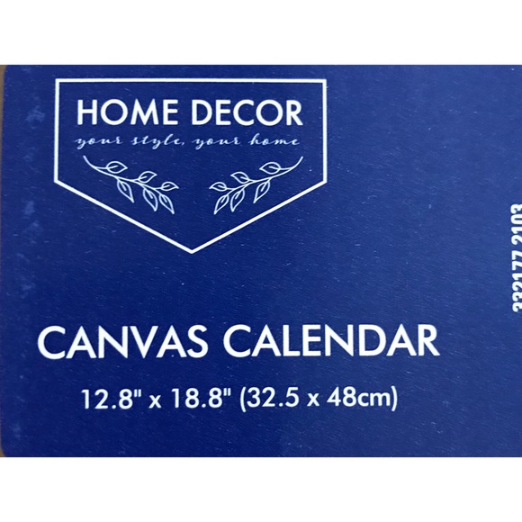Home Decor Canvas Calendar - Picture 5 of 5